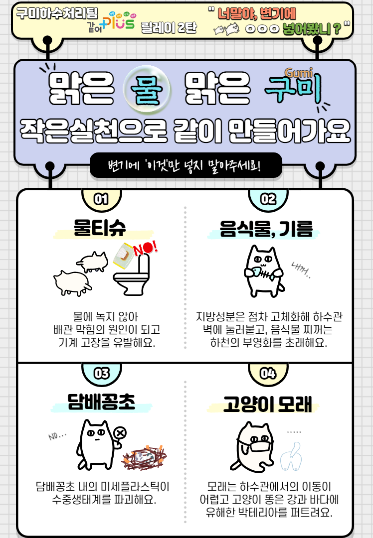 하수처리장 환경개선을 위한 하수배출요령 영상 공유 첨부 이미지