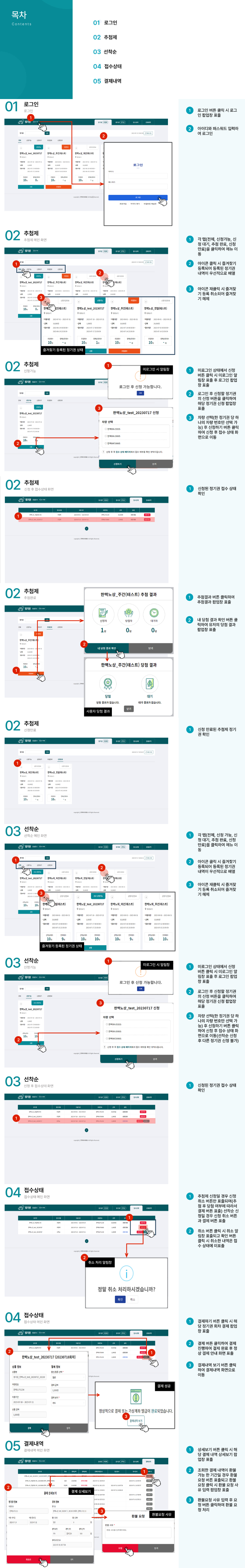 공영주차장 월 정기주차권 이용 안내 첨부 이미지
