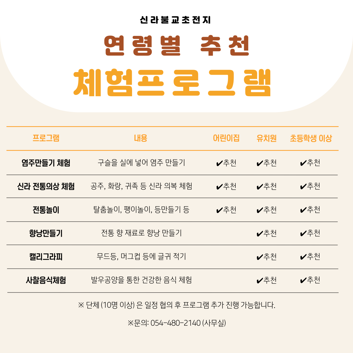 2023년 신라불교초전지 체험프로그램 안내 첨부 이미지